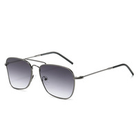 XY-40013 2024 Nouveaux lunettes de soleil double pont pour femmes et hommes, anti-éblouissement, anti-reflets, UV400, lunettes de soleil tendance
