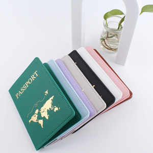 Factory Direct <b>Sale</b> Stock-Waterproof PU Travel Passport Holder <b>World</b> Map Design Portable Leather Cover Case <b>for</b> Passports Cards - Product Image 2