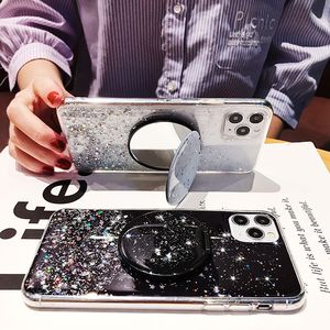 Glitter Bling Make Up Mirror Phone Case Couverture arrière pour <span class=keywords><strong>Iphone</strong></span> 11 12 13 <span class=keywords><strong>14</strong></span> 15 16 <span class=keywords><strong>Pro</strong></span> <span class=keywords><strong>Max</strong></span> Xs Xr <span class=keywords><strong>Etui</strong></span> Coque - Product Image 3