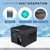 Qilong Mini Compresseur de pompe à moteur 0,3 CV, Refroidisseur à eau froide de nouvelle conception, 220V R410A, Refroidisseur à recirculation pour bain de glace et spa 1