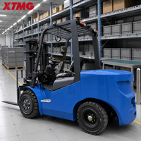 XTMG Forklift Listrik Kompak 3000kg 3500kg 4000kg Baterai Lithium Tinggi Angkat 3m-6m Performa Tinggi Tahan Lama