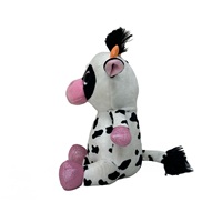 Pas cher Prix Peluche Jouets Animaux Poupées Mascotte Doux Peluche Pondérée Personnalisé Jouet Bébé Cadeau Poupée Vache