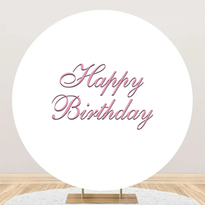 Tissu de dessin animé personnalisé décoration de fête de mariage décor d'<span class=keywords><strong>anniversaire</strong></span> couverture de fond sonique ronde - Product Image 1