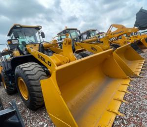 LG956L Machine de construction de chargeuse sur pneus d'occasion de marque chinoise en vente moteur puissant - Product Image 3