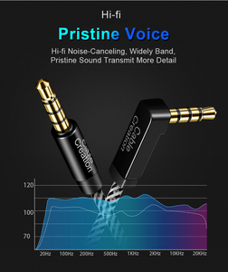 3.0มม. <span class=keywords><strong>TRS</strong></span> แจ็ค <span class=keywords><strong>TRRS</strong></span> สเตอริโอตัวผู้กับตัวเชื่อมชุบทองสายสัญญาณเสียง AUX มุมขวา4เสาสำหรับรถยนต์คอมพิวเตอร์ลำโพงสต็อก - Product Image 3