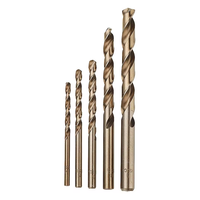 Jeu de forets hélicoïdaux personnalisables en acier HSS Cobalt DIN338 pour le perçage de métaux, acier inoxydable, aluminium, cuivre et bois