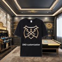 T-shirt en coton doux à col ras du cou avec logo imprimé style MDN T-shirt de jeux lourds pour joueur du MDN