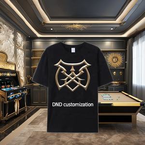 เสื้อยืดคอกลมผ้าฝ้ายนุ่มพิมพ์โลโก้สไตล์ DND สำหรับผู้เล่น DND - Product Image 4