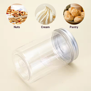 Bán buôn Tùy chỉnh hình trụ trong suốt Pet 330ml 400ml 500ml nhựa chai nước giải khát với nắp nhôm cho nước trái cây - Product Image 2