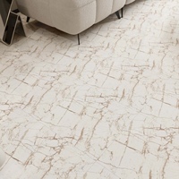 Carrelage en Céramique Aspect Marbre Émaillé 60x60cm Veines Dorées Marbre Blanc pour Sol et Mur Intérieur Maison Meilleur Prix