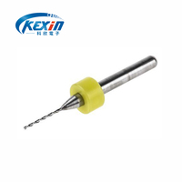 Karbida mikro 1/8 "3.175mm, Set mata bor CNC perhiasan papan sirkuit cetak PCB untuk mesin penggilingan