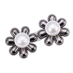 Hebilla metálica con forma de flor para ajustar la cintura, accesorios de ropa planos y cómodos para bricolaje, pantalones, faldas y cinturones (de talla grande a pequeña) - Product Image 2