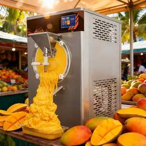 Machine à crème glacée compacte pour voiture avec système de refroidissement isolé pour la vente ambulante et les entreprises mobiles de desserts glacés en extérieur - Product Image 6