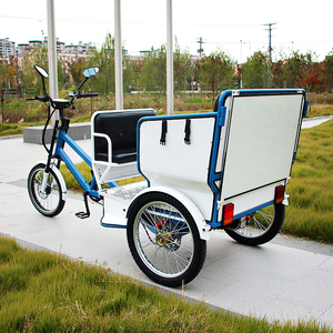 Tricycle cargo à pédales, taxi à assistance électrique, rickshaw, pédicab, <span class=keywords><strong>5</strong></span> passagers, tuk-tuk, tricycle à trois roues - Product Image 5