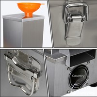 Machine à éplucher l'ail électrique commerciale 200W, 25KG/H, en acier inoxydable, éplucheur d'ail automatique pour usage en restaurant