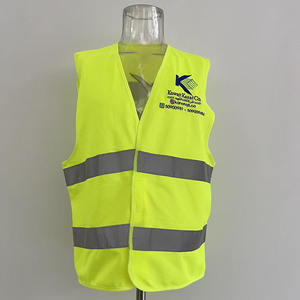 बहुक्रियाशील उपयोग/उच्च दृश्यता 100% पॉलिएस्टर कपड़ों के लिए सुरक्षा चिंतनशील निहित - Product Image 4