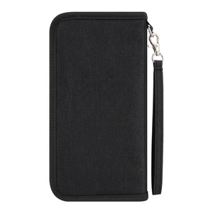 Organisateur de documents de <span class=keywords><strong>voyage</strong></span> imperméable avec blocage RFID, porte-passeport familial antivol, porte-cartes, porte-billets, pochettes pour passeports - Product Image 3