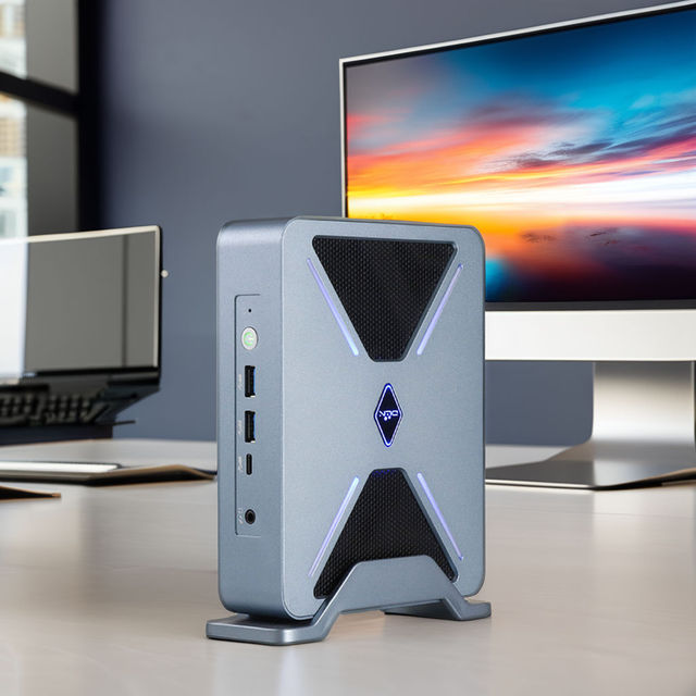 Amd Ryzen 5 7 Radeon 8 Core Mini PC DDR4 32GB RAM 512GB NVMe SSD 2.5G LAN 2*DP 2*HD-MI Wifi6 Desktop Computer 2*DP 2*HD-MI Wifi6