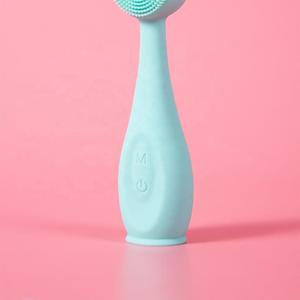 Eléctrica con vibrador Sonic cara <span class=keywords><strong>limpiador</strong></span> de piel cuidado dispositivo exfoliación suave cepillo de limpieza <span class=keywords><strong>facial</strong></span> cepillo - Product Image 4