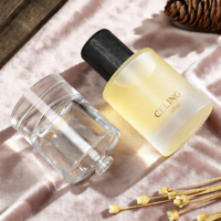 Flacon de parfum en verre de luxe avec pulvérisateur, 30ML 50ML 100ML, nouveau design avec couvercle sphérique et boîte