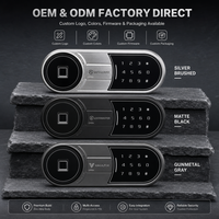 Serrure électronique intelligente OEM/ODM SY-889-Z avec empreinte digitale, clavier et contrôle Tuya – Approvisionnement direct usine