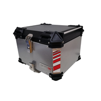 Coffre de moto en alliage d'aluminium, boîte arrière et boîte latérale, coffre de moto étanche 55l