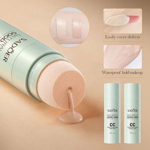 OEM SADOER Cosméticos Coreanos Crema <span class=keywords><strong>CC</strong></span> Iluminadora Impermeable Blanqueadora Base de Maquillaje Aislante Crema de Base - Product Image 3
