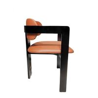 Chaise de salle à manger moderne en bois de frêne, pieds épais, design mi-siècle