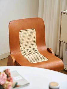 <span class=keywords><strong>Chaise</strong></span> tissée en rotin de café de <span class=keywords><strong>C</strong></span>-wabi Sabi de maison rétro de restaurant en bois massif créatif de concepteur nordique - Product Image 4