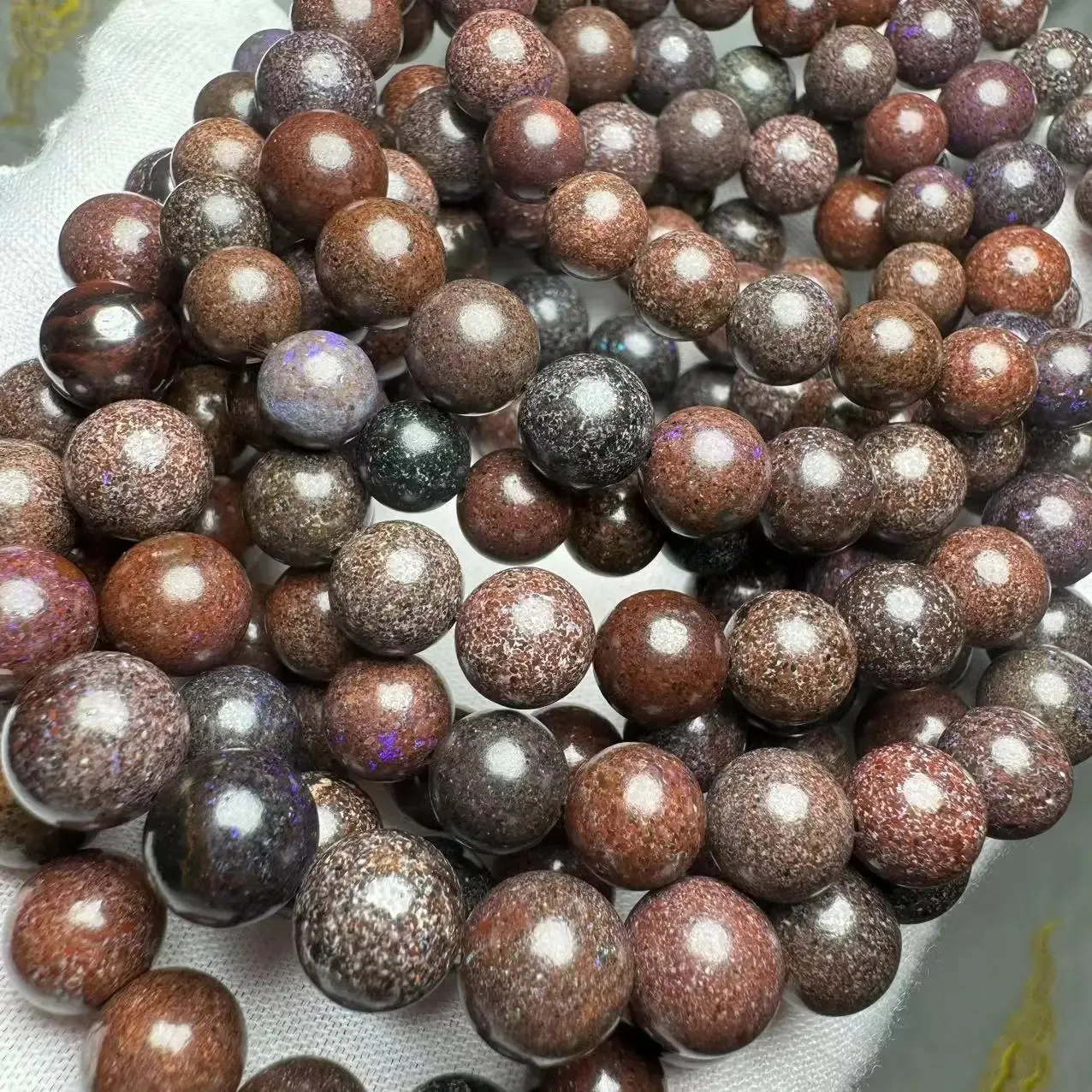 Meihan bán buôn tự nhiên A + Úc đầy màu sắc Opal mịn Vòng đá quý đá hạt đối với trang sức làm quà Tặng Vòng đeo tay tự làm