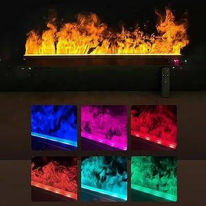 Chimenea de Mármol con Diseño de Nubes de Llama Estrellada, Creador de Ambiente para Sala de Estar, la Misma Elección del Influencer - Product Image 5