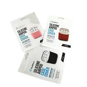 Witte Variëteit Maat Aripods Verpakking Zip Lock Bag/ Mylar Herbruikbare Oortelefoon Custom Logo Plastic Zakje