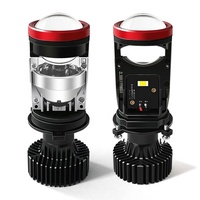 HYML – lampe LED Y7D pour voiture, ampoule de phare Laser, projecteur bi Led, Mini lentille, projecteur H4 Led, phare