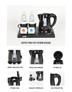 Nhà Máy bán hàng trực tiếp khách sạn phòng khách Ấm đun nước điện và trà cà phê chào đón tiện nghi Khay cho phòng khách sạn - Product Image 6