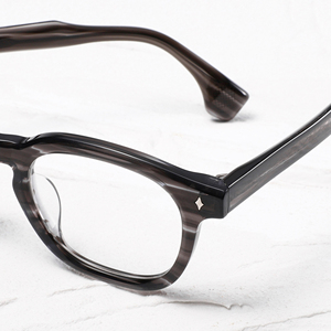 JMM81RX Gafas ovaladas con montura completa, color sólido, anti-UV, unisex, para adultos, monturas para corrección de la visión - Product Image 3