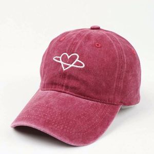 Custom Heart Embroidery Logo Vintage Trucker Hat Washed Cloth Trucker Hat Plain Your Own Design Trucker Hat Wholesale - Product Image 5
