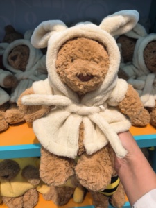 Ours en peluche de Barcelone de 26 cm avec peignoir, adorable peluche en tissu, poupée en polyester doux pour enfants et cadeau - Product Image 3