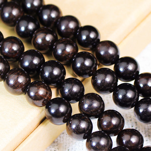 Ebony 108 Bead Buddhist Prayer <b>Bracelet</b> 10mm Unisex Pendant Necklace Sinking In Water - Product Image 1