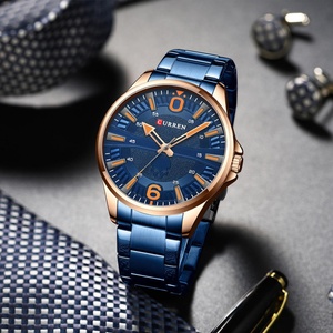 2022 Luxury Curren 8389 Band Custom <b>Automatic</b> Man Quartz Watch Stainless Steel 3Atm Sport Watch for Men - Product Image 3