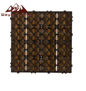Wayon Deep Black <span class=keywords><strong>Snap</strong></span>-Fit WPC Azulejos con efecto de madera DIY <span class=keywords><strong>Decking</strong></span> para exteriores para área de piscina y balcón - Product Image 3