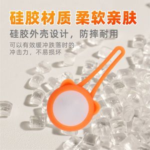 Colgante de silicona para mascotas con cordón, luz reflectante de seguridad para ciclismo al aire libre, correr de noche, impermeable, resistente al viento, naranja y verde - Product Image 1