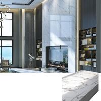 Prix de gros 4x8, feuille de marbre PVC brillante de haute qualité 1220*2440mm*3mm pour la décoration murale