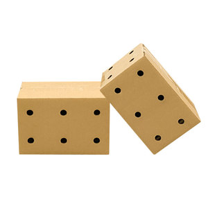 Caja Reciclable Personalizar Logotipo y Color <span class=keywords><strong>Precio</strong></span> de Fábrica Caja de Papel Corrugado para <span class=keywords><strong>Huevos</strong></span> y Aves de Corral con Fuerza de Asa Fábrica - Product Image 4