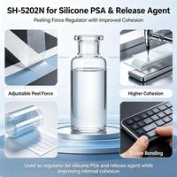 Résine vinyle MQ SH-5202N, additif silicone haute isolation résistant au vieillissement UV pour adhésifs PSA, revêtements, mastics et adhésifs de scellement