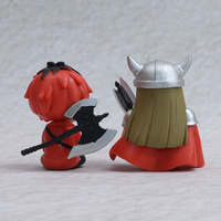 6-7CM 6PCS/SET Q Ver Mini Ukuran PVC Figur Anime Catcher Gachapon Kotak Telur Permainan Hadiah Mainan