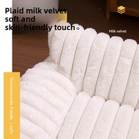 Lit pour chien luxueux et écologique en peluche - Lavable, respirant, durable, rectangle