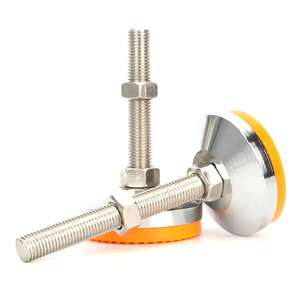 <span class=keywords><strong>Pieds</strong></span> en caoutchouc réglables filetés <span class=keywords><strong>nickelés</strong></span> Vibration Slip ForFurniture Machine Industrielle Heavy Duty Nivellement Réduction du bruit - Product Image 2