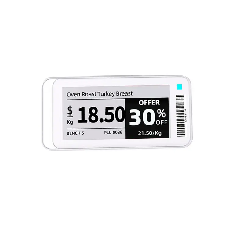 Limited Time Offer New Arrival at Super Low Price 2.13 inch E Ink Display Tag Electronic Shelf Label Esl for Supermarket clothes