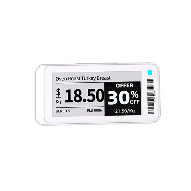Picksmart 2.1 Inch E Ink Electronic Shelf Label Shopping Mall 2.4GHz Display EAS System Supermarket Digital Price Tag