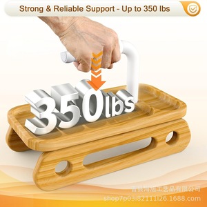 Wooden Portable Sofa <b>Standing</b> Aid With Storage Tray For Elderly Assistance Handle Modern Simple Design - Product Image 3